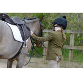 Dublin Turnierjacket Albany Tweed Suede Collar Tailored Kids Braun/Grün