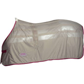 Weatherbeeta Abschwitzdecke Scrim Standard Neck Dunkelgrau/Orchidee