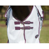 WeatherBeeta ComFiTec Essential Mesh II Combo Neck Weiß/Maroon/Grau