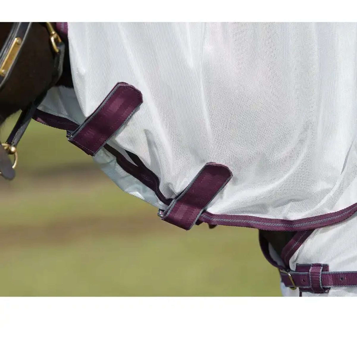 WeatherBeeta ComFiTec Essential Mesh II Combo Neck Weiß/Maroon/Grau