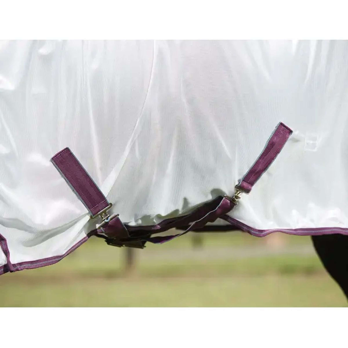 WeatherBeeta ComFiTec Essential Mesh II Combo Neck Weiß/Maroon/Grau