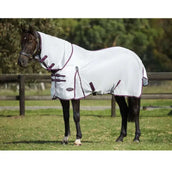 WeatherBeeta ComFiTec Essential Mesh II Combo Neck Weiß/Maroon/Grau