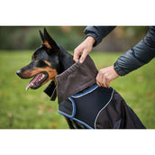 Weatherbeeta Hundedecke Comfitec Ultra Cozi II Medium/Lite Charcoal/Teal Blue/White