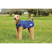 Weatherbeeta Hundejacke Comfitec Premier Free Parka Deluxe Medium 1200D 220g Dunkel Blau/Grau/Weiß