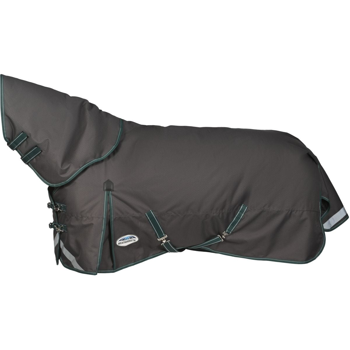 Weatherbeeta Winterdecke Comfitec Plus Dynamic II Detach-A-Neck Medium Grey/Dark Green/White