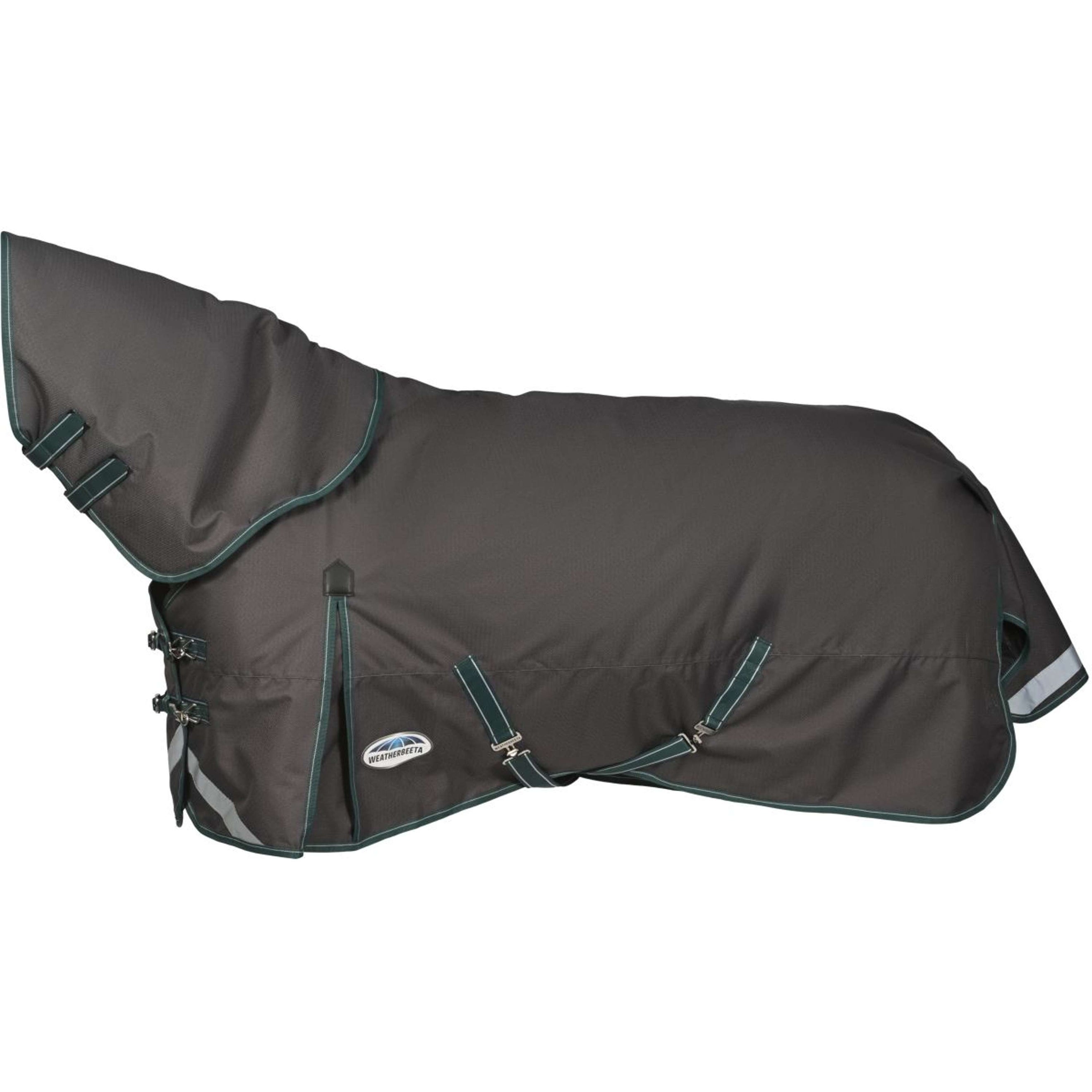 Weatherbeeta Winterdecke Comfitec Plus Dynamic II Detach-A-Neck Medium Grey/Dark Green/White