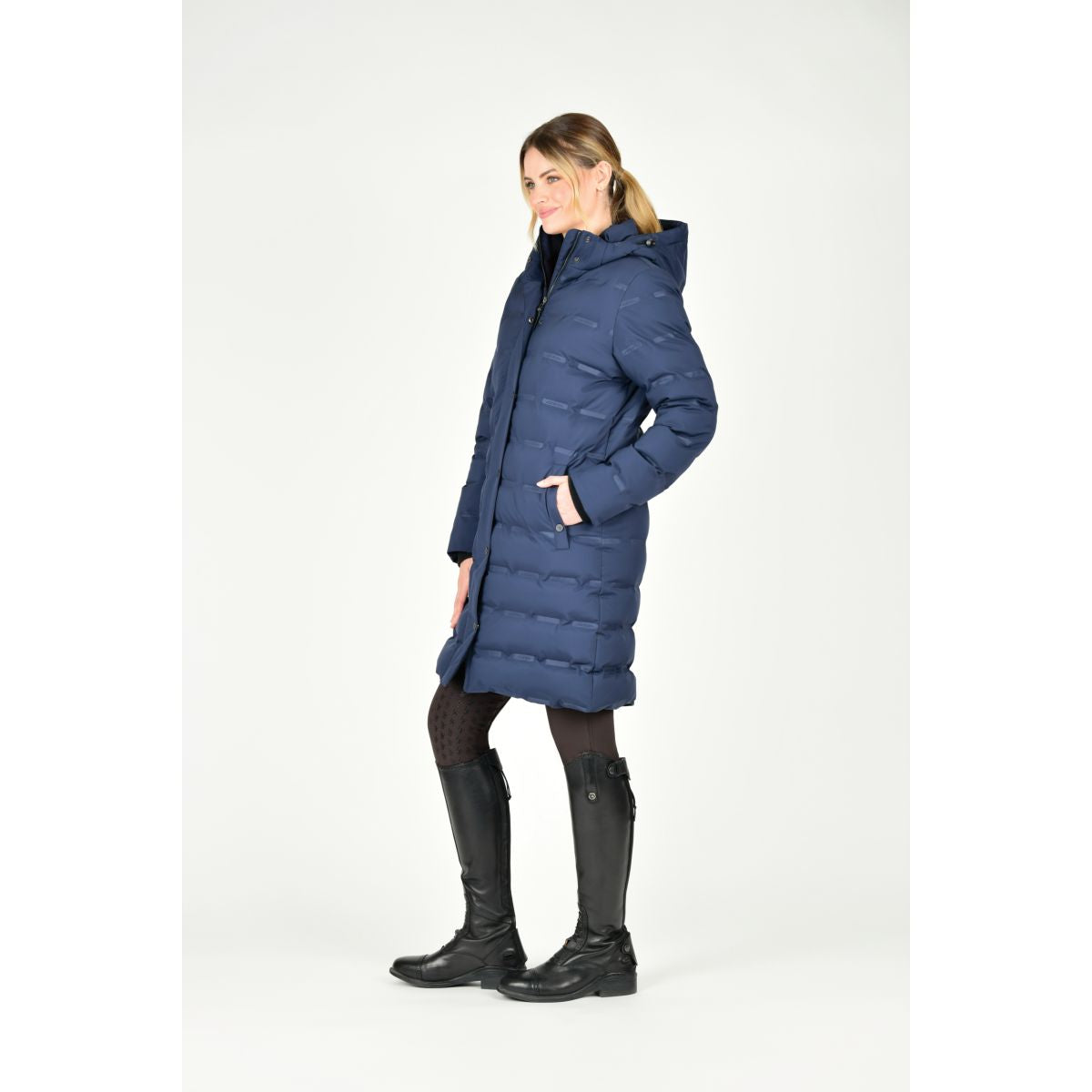 Weatherbeeta Jacke Helsinki Heat Seal Quilted Navy Iris