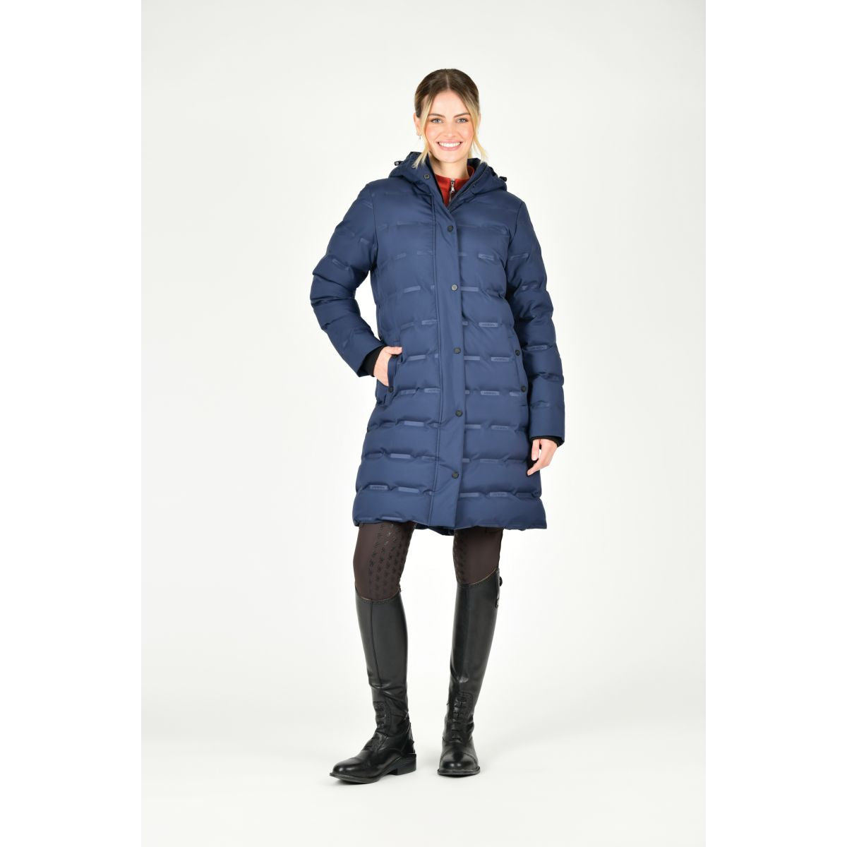 Weatherbeeta Jacke Helsinki Heat Seal Quilted Navy Iris