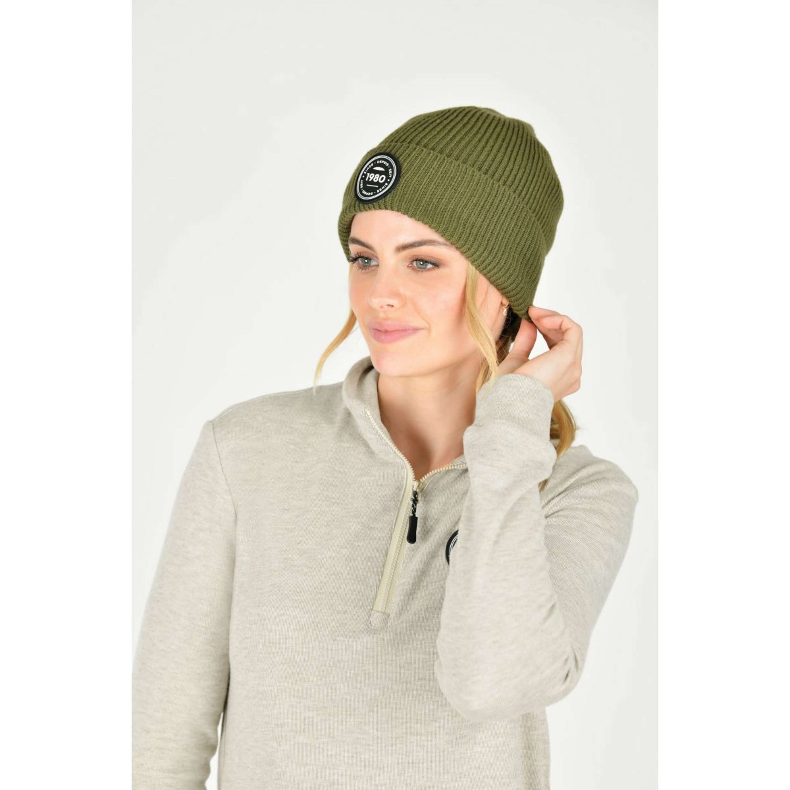 Weatherbeeta Mütze Fleece Lined Olive Night