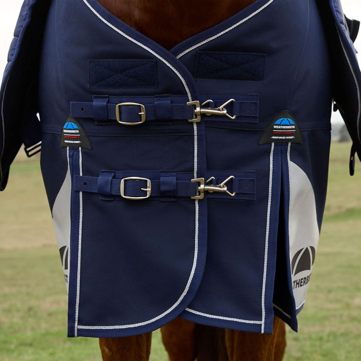 WeatherBeeta ComFiTec Ultra Turnout Detach-A-Neck 360g Navy