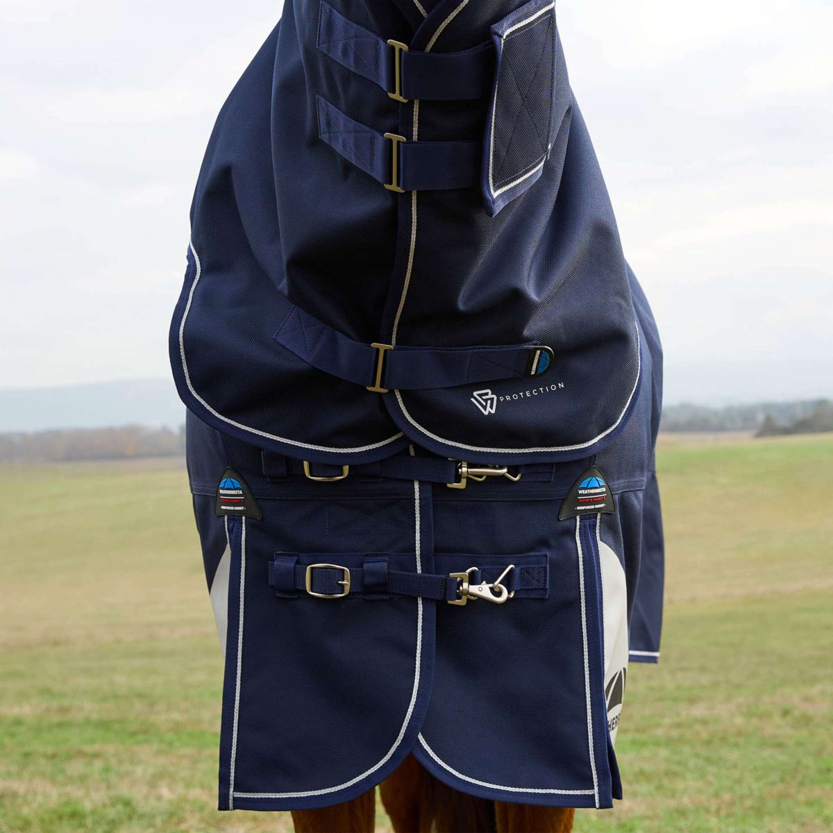WeatherBeeta ComFiTec Ultra Turnout Detach-A-Neck 360g Navy
