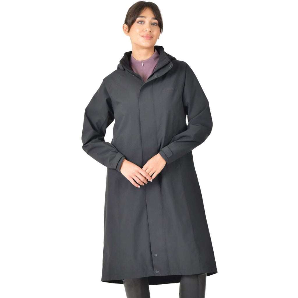 WeatherBeeta Lange Jacke Windbreaker Longline Schwarz