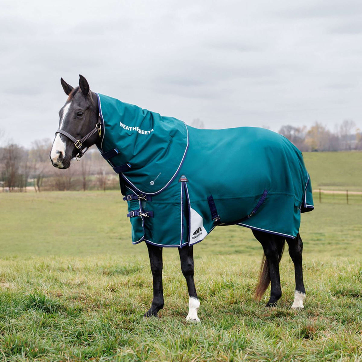 WeatherBeeta ComFiTec Plus Dynamic Turnout Detach-A-Neck 360g Forest Green/Navy