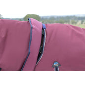 WeatherBeeta ComFiTec Essential Turnout Detach-A-Neck 220g Burgund/Navy