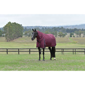 WeatherBeeta ComFiTec Essential Turnout Detach-A-Neck 220g Burgund/Navy