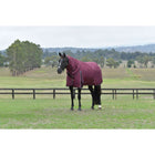 WeatherBeeta ComFiTec Essential Turnout Detach-A-Neck 220g Burgund/Navy