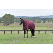 WeatherBeeta ComFiTec Essential Turnout Detach-A-Neck 220g Burgund/Navy