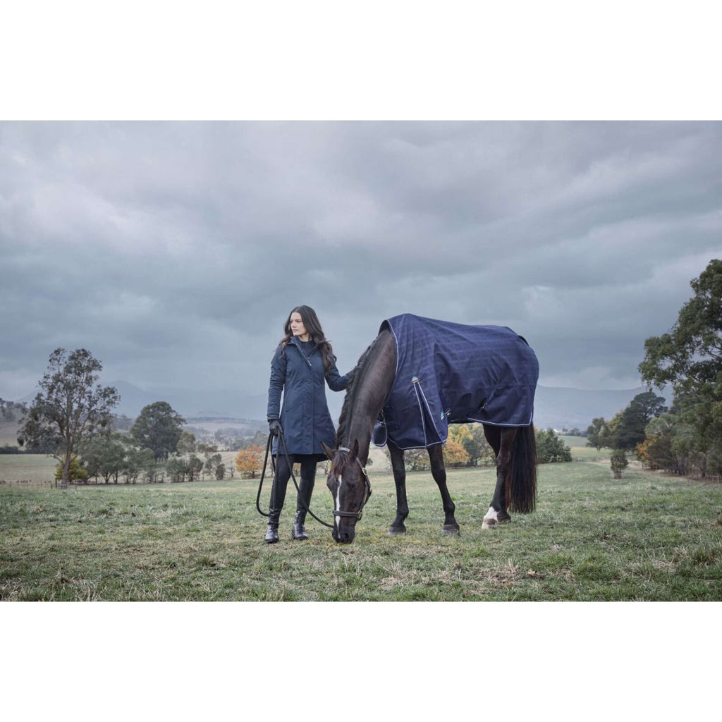 WeatherBeeta ComFiTec Prelim Turnout 220g Navy Embossed Plaid