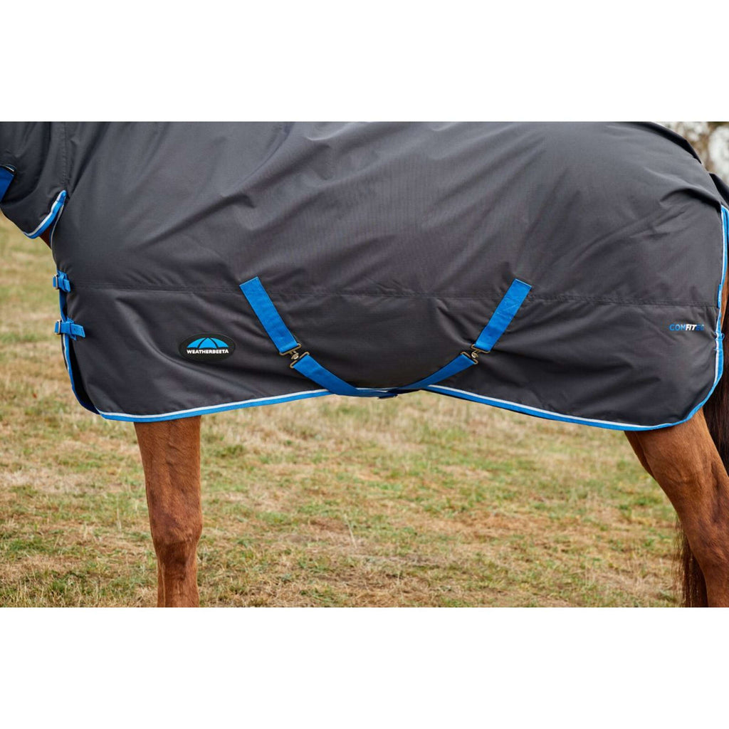 WeatherBeeta ComFiTec Tyro Turnout Combo Neck 220g Schwarz/Kobalt