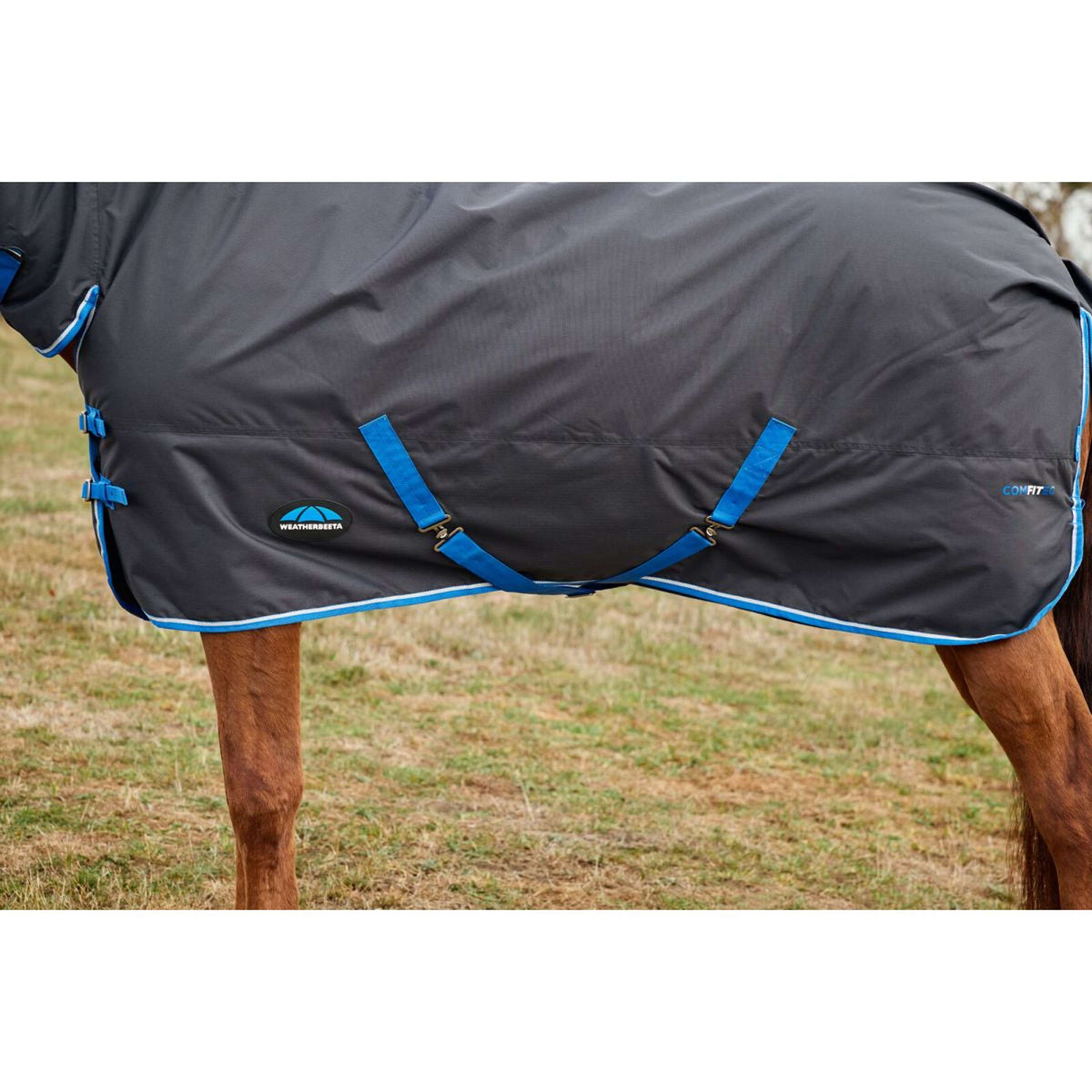 WeatherBeeta ComFiTec Tyro Turnout Combo Neck 220g Schwarz/Kobalt