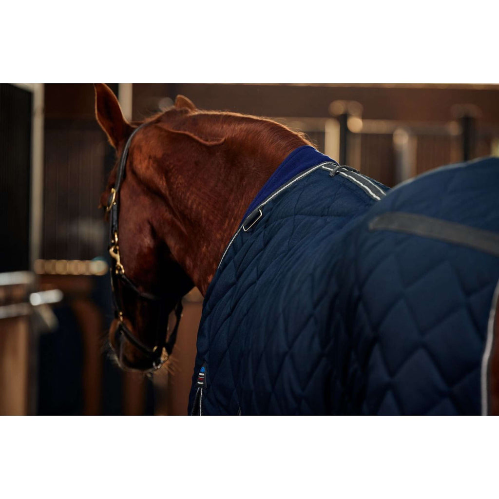 WeatherBeeta Stalldecke ComFiTec 100D Diamond Quilt Detach-A-Neck 220g Navy/Kohle