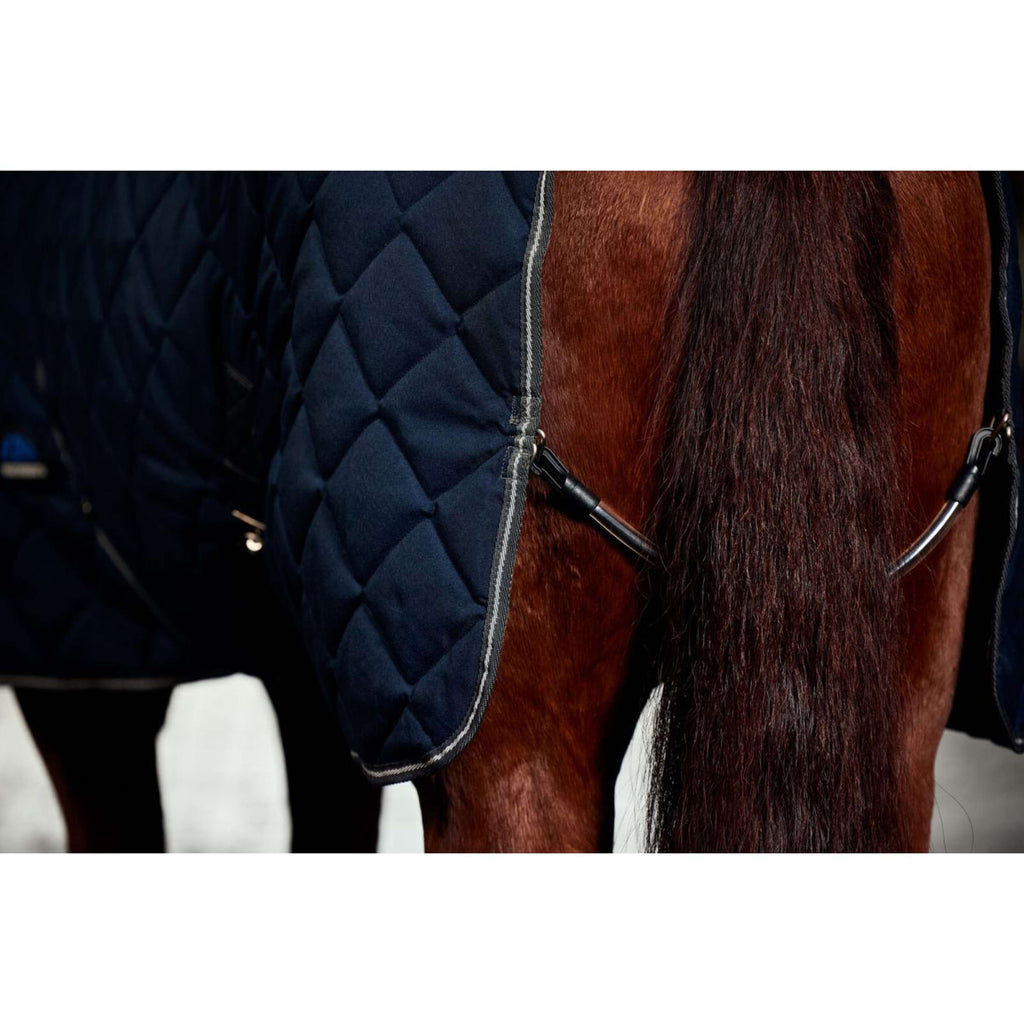 WeatherBeeta Stalldecke ComFiTec 100D Diamond Quilt Detach-A-Neck 220g Navy/Kohle