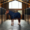WeatherBeeta Stalldecke ComFiTec 100D Diamond Quilt Detach-A-Neck 220g Navy/Kohle