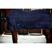 WeatherBeeta Stalldecke ComFiTec PP Channel Quilt Detach-A-Neck 220g Navy/Kohle