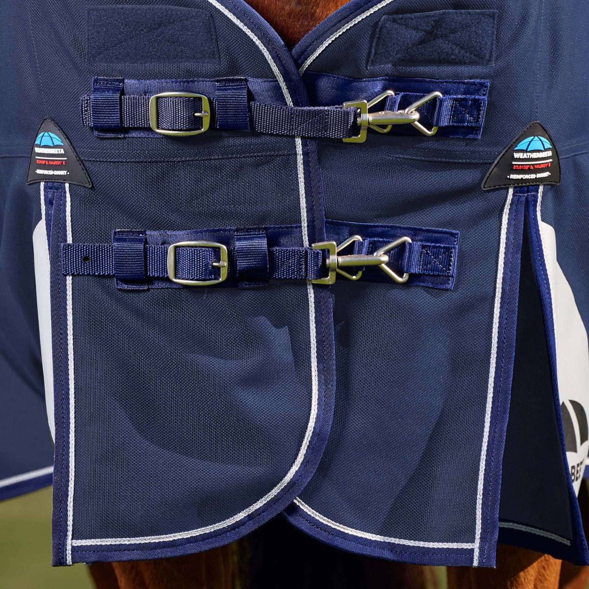 WeatherBeeta ComFiTec Ultra Turnout Standard Neck 220g Navy