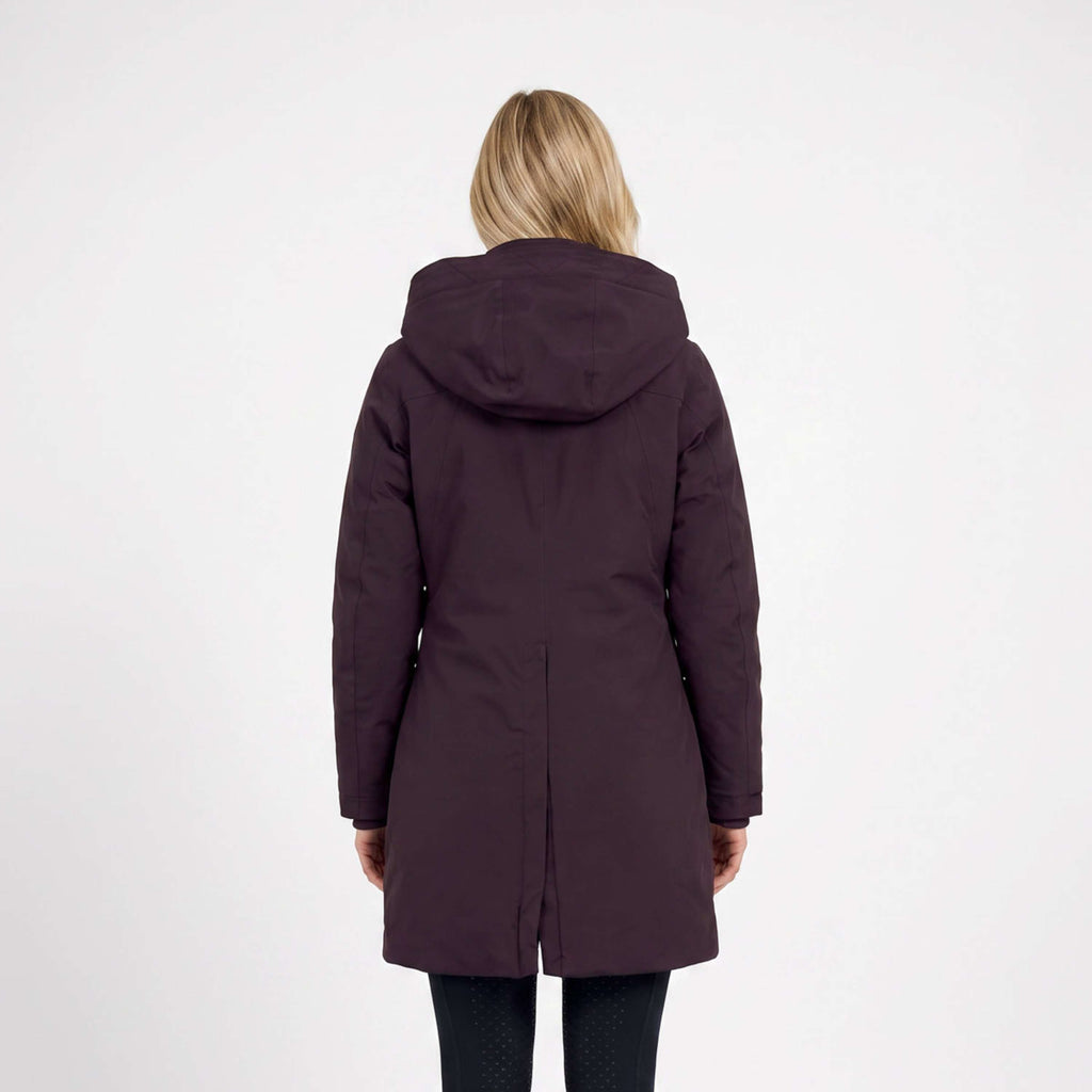 WeatherBeeta Lange Jacke Protect Waterproof Insulated Longline Blackberry