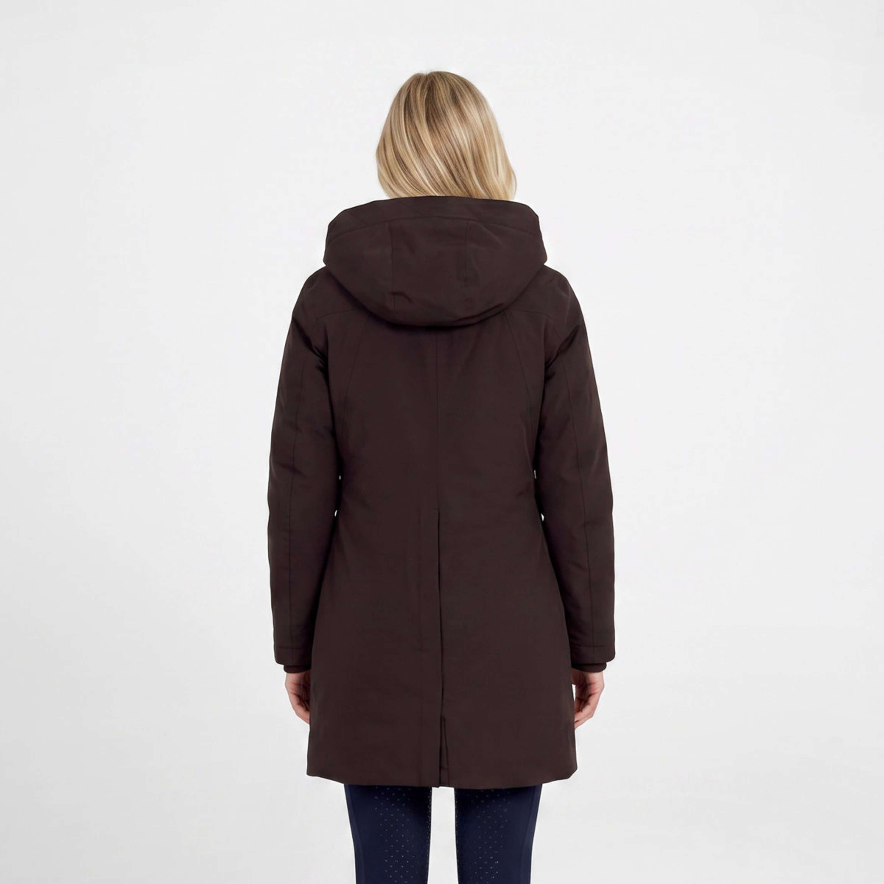 WeatherBeeta Lange Jacke Protect Waterproof Insulated Longline Espresso