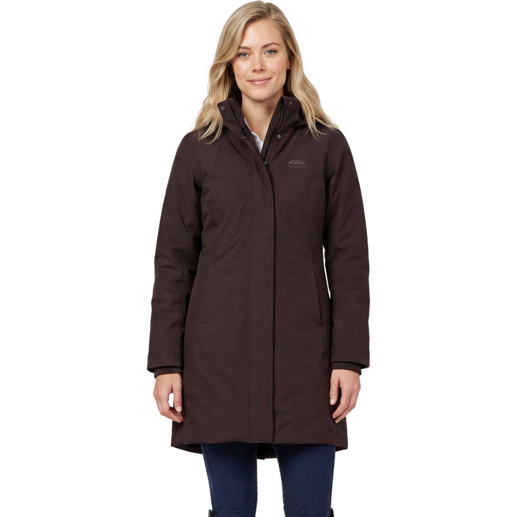 WeatherBeeta Lange Jacke Protect Waterproof Insulated Longline Espresso