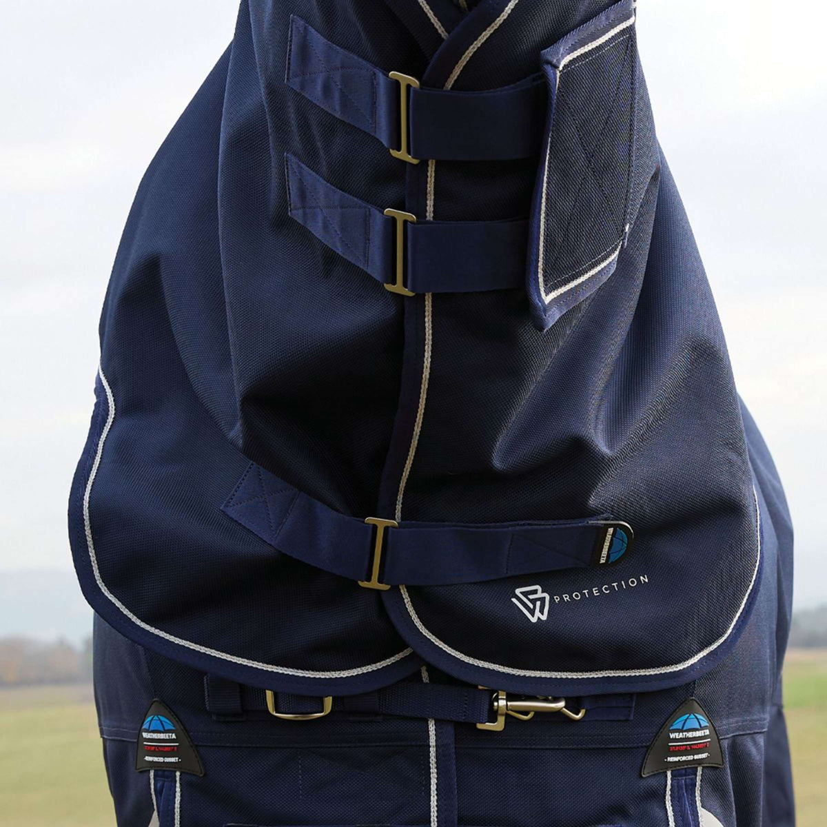 WeatherBeeta ComFiTec Ultra Turnout Neck Cover 220g Navy
