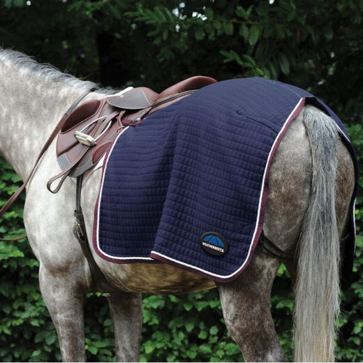 WeatherBeeta Ausreitdecke Thermocell Quarter Sheet Navy/Burgundy