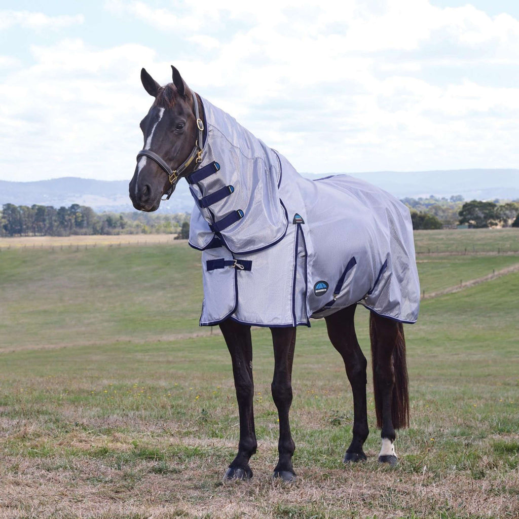 WeatherBeeta Fliegendecke ComFiTec Hexi Combo Silver/Navy/White