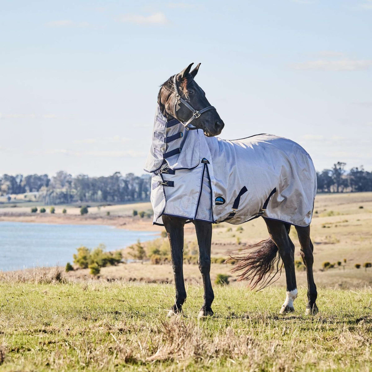WeatherBeeta Fliegendecke ComFiTec Hexi Combo Silver/Navy/White