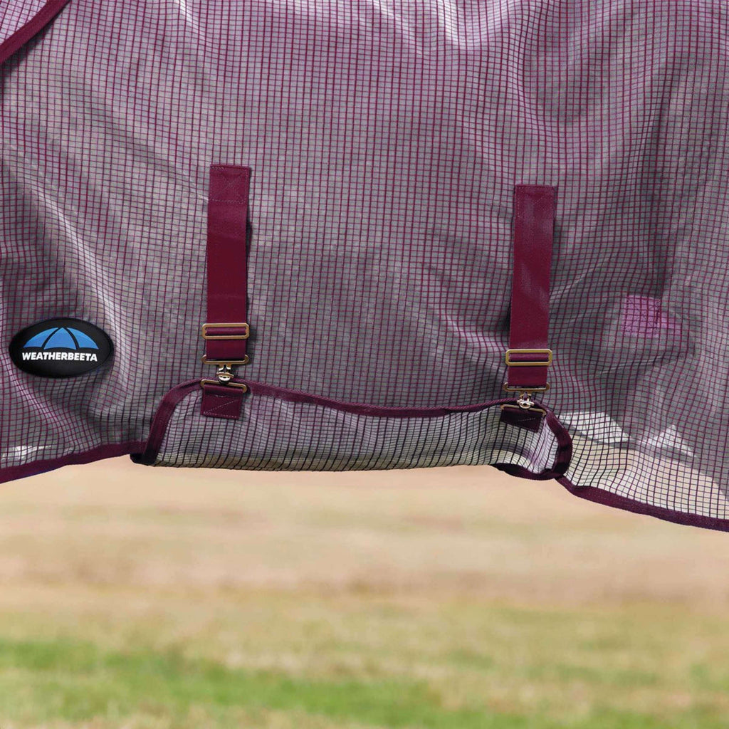 WeatherBeeta Fliegendecke ComFiTec Ripshield Detach-A-Neck Weiß/Burgundy
