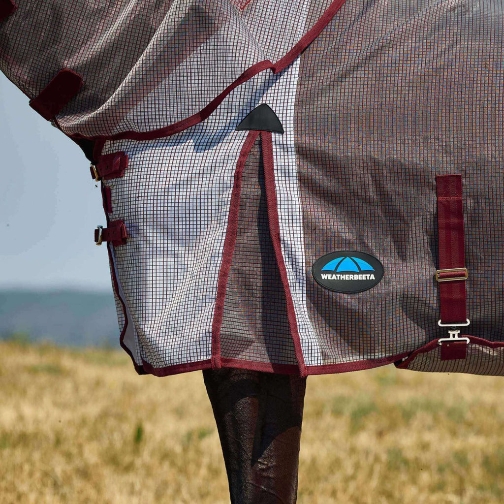 WeatherBeeta Fliegendecke ComFiTec Ripshield Detach-A-Neck Weiß/Burgundy