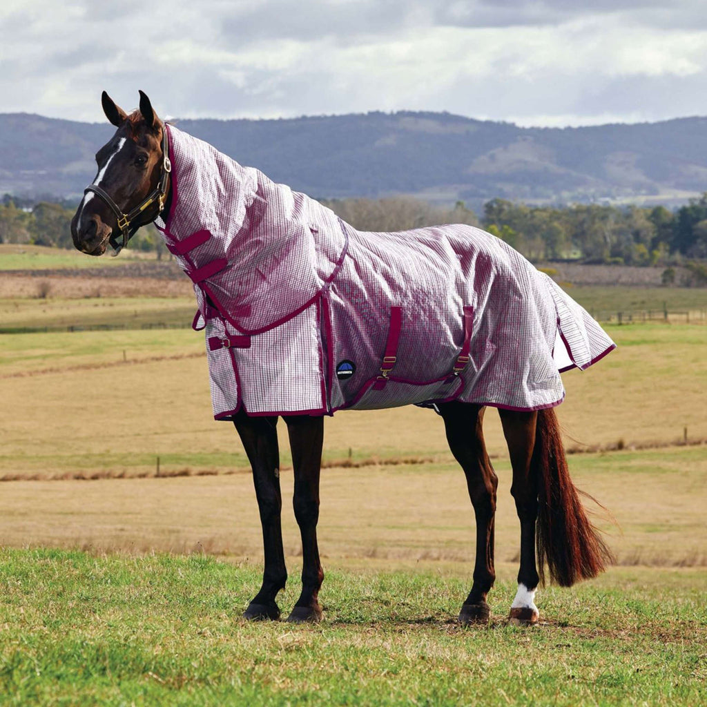 WeatherBeeta Fliegendecke ComFiTec Ripshield Detach-A-Neck Weiß/Burgundy