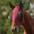 WeatherBeeta Fliegenmaske ComFiTec Stretch mit Ohren Burgundy/schwarz