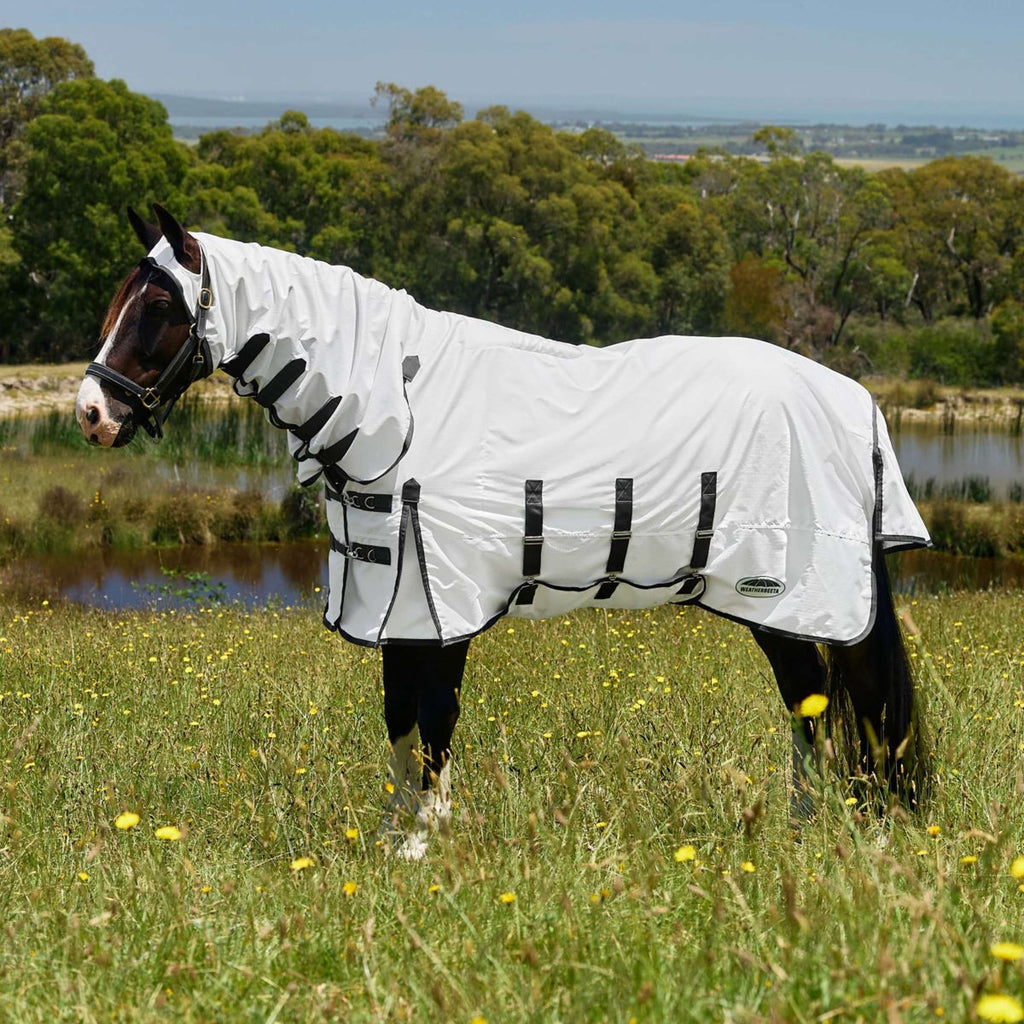 WeatherBeeta Ekzemerdecke ComFiTec Sweet Itch Combo Weiß/Charcoal