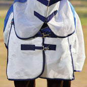 WeatherBeeta ComFiTec Duo Shield Deatch-A-Neck Blau/Silber/Navy