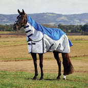 WeatherBeeta ComFiTec Duo Shield Deatch-A-Neck Blau/Silber/Navy