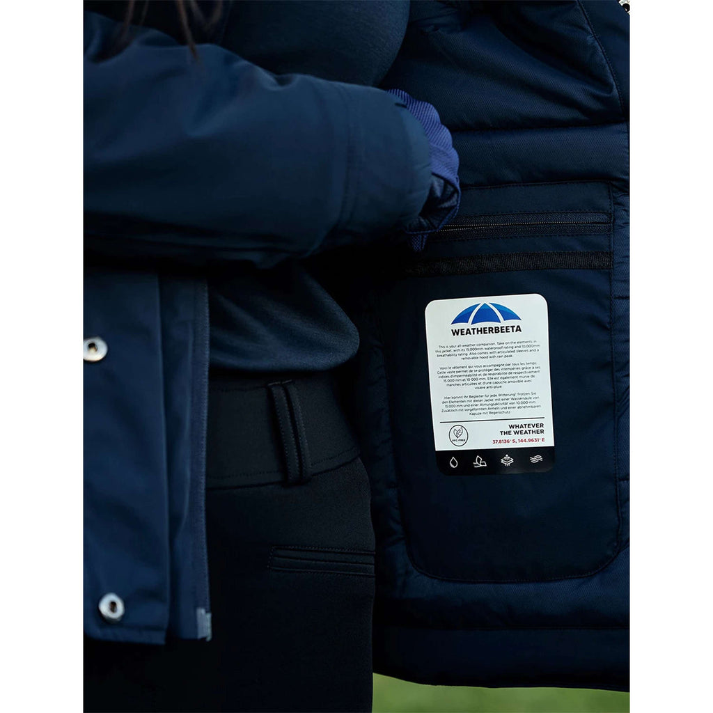 WeatherBeeta Jacke Protect Waterproof Insulated Navy