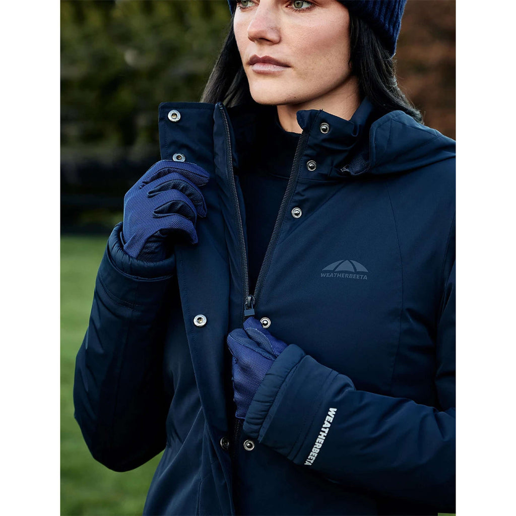 WeatherBeeta Jacke Protect Waterproof Insulated Navy