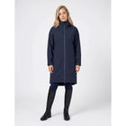 WeatherBeeta Lange Jacke Spectator Waterproof Fleece Lined Navy