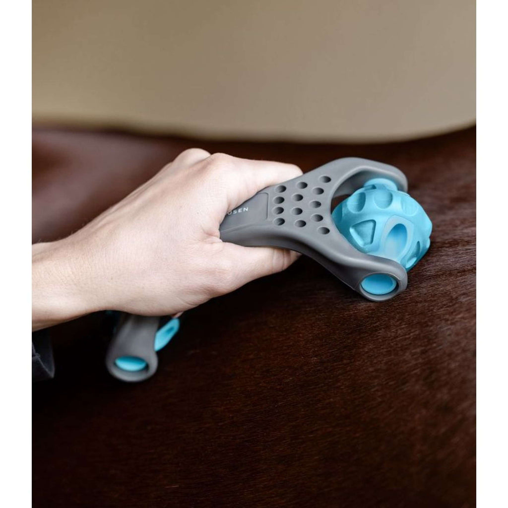 Waldhausen Health + Care Massagebürste Relax Roller Grau/Blau
