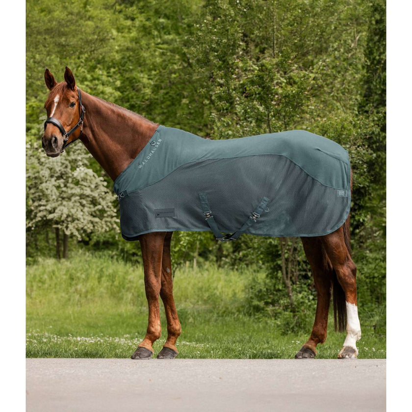 Waldhausen Fliegendecke Fleece Comfort Pine Green Waldhausen Fliegendecke Fleece Comfort Pine Green