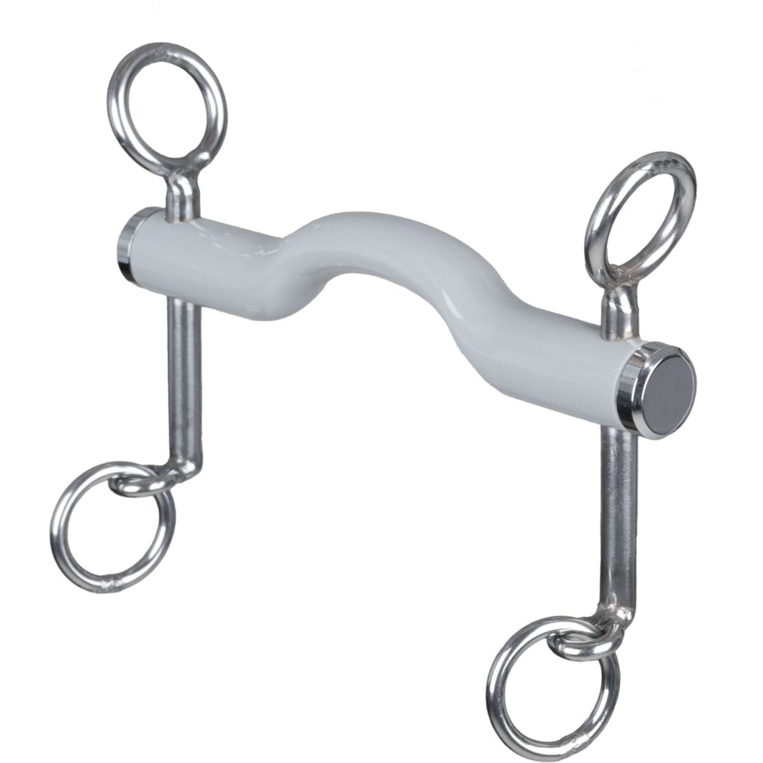 Beris Kandare Gebogen Stang Short Soft Weiß Beris Kandare Gebogen Stang Short Soft Weiß