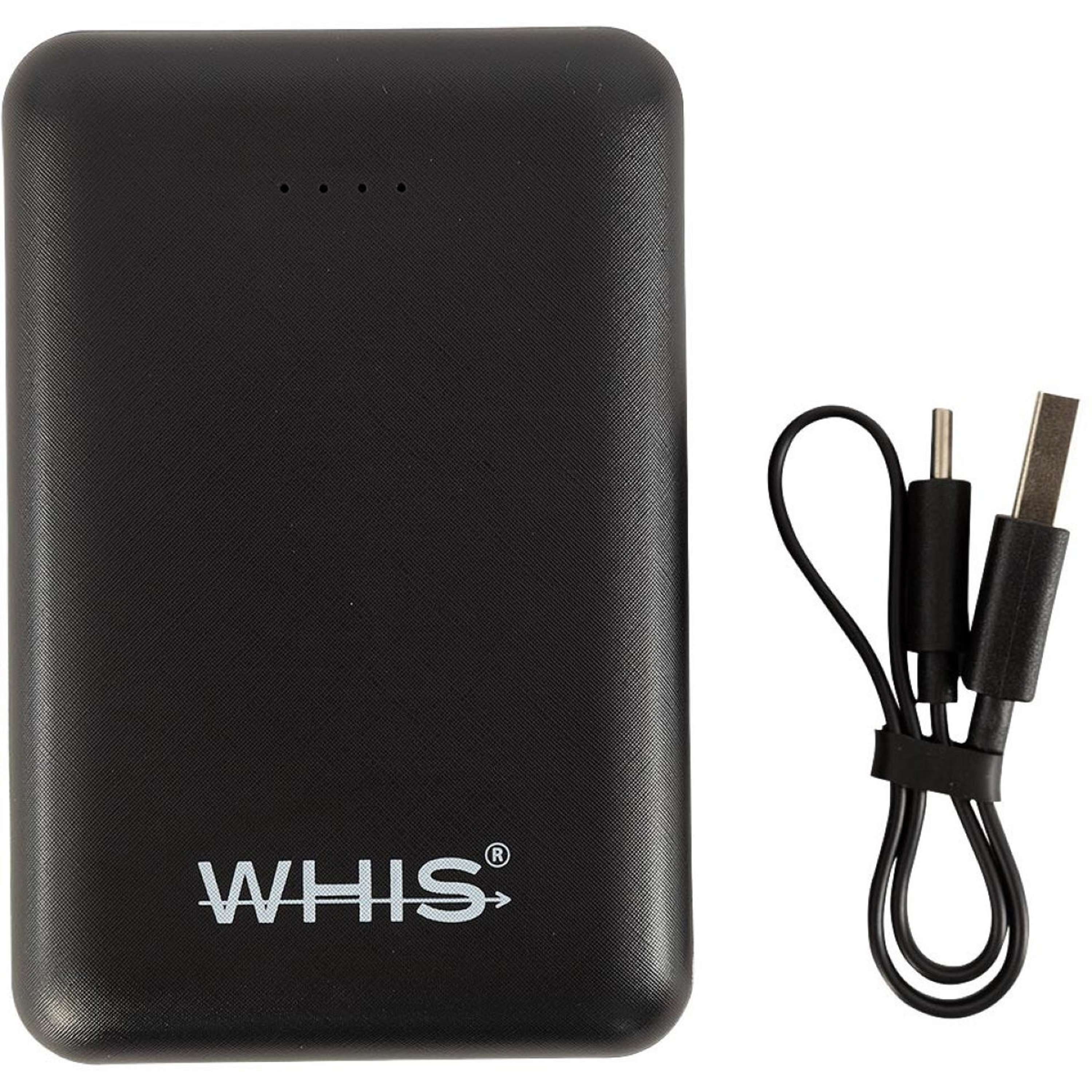 WHIS Powerbank Fast Charge Schwarz